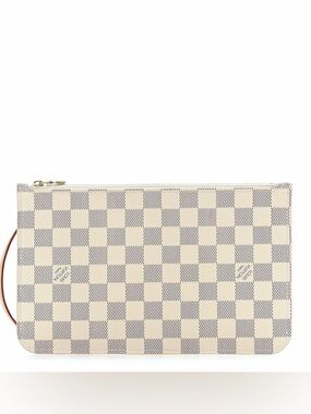 Louis Vuitton Damier Azur Neverfull MM GM Pochette 

10x6”